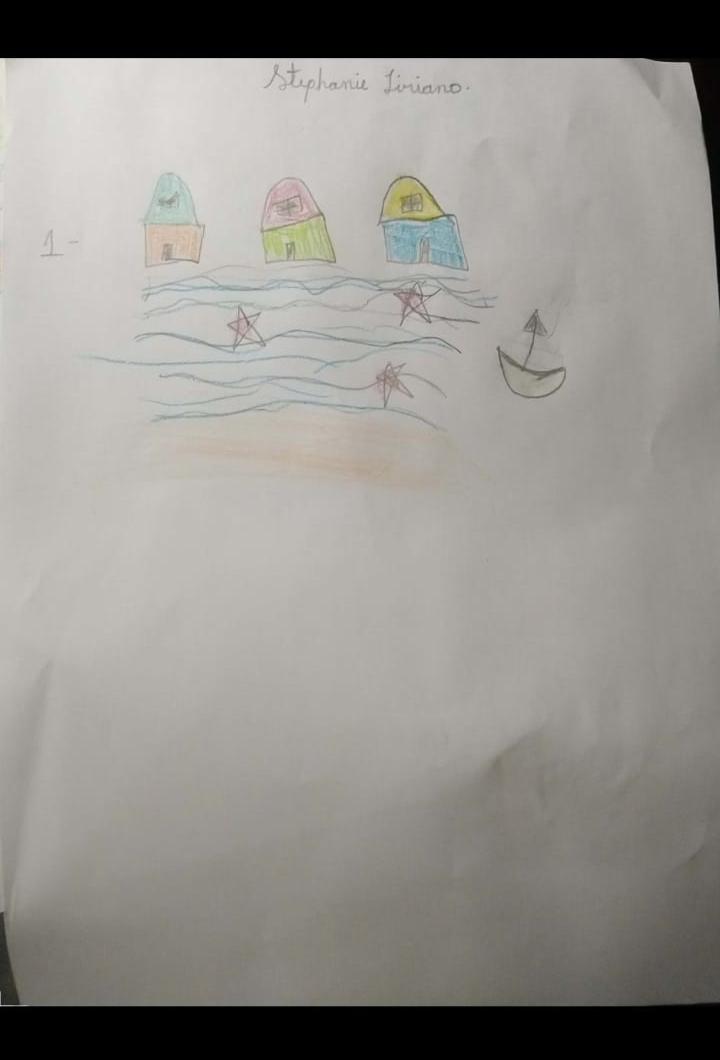 student drawing